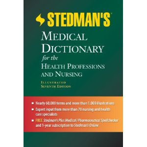 Stedman's Medical Dictionary Health Professionals Nursing
